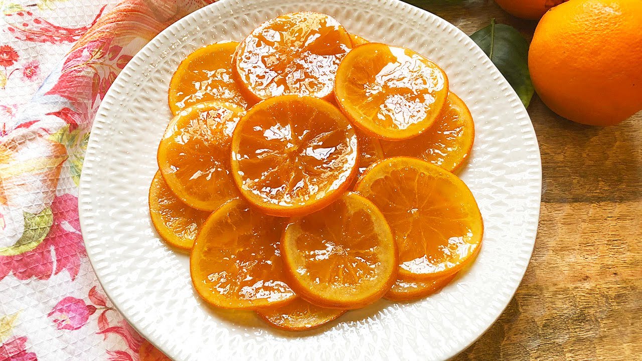Naranjas confitadas caseras. LA MÁS FÁCIL