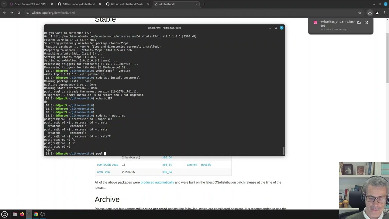 Setting up your Odoo development Environment