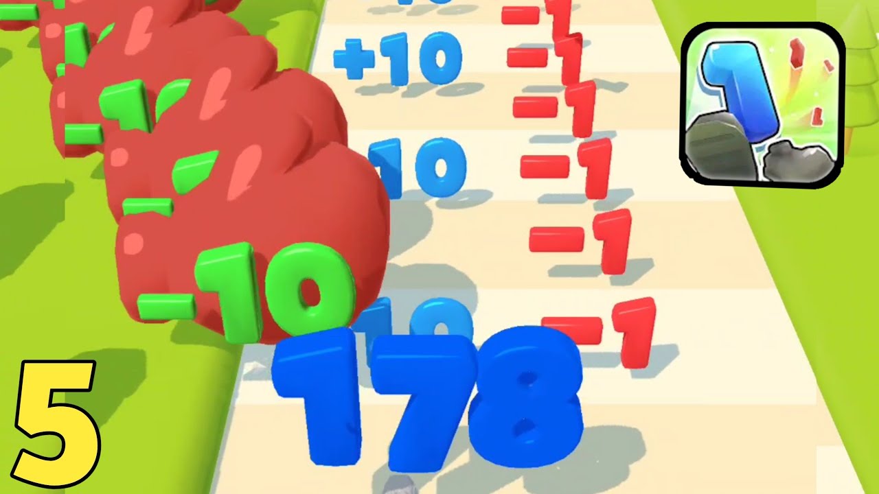 Number Run 3D - Gameplay Walkthrough Part 5 - All Max Levels 86-106 (Android, iOS) Mobile Video Game