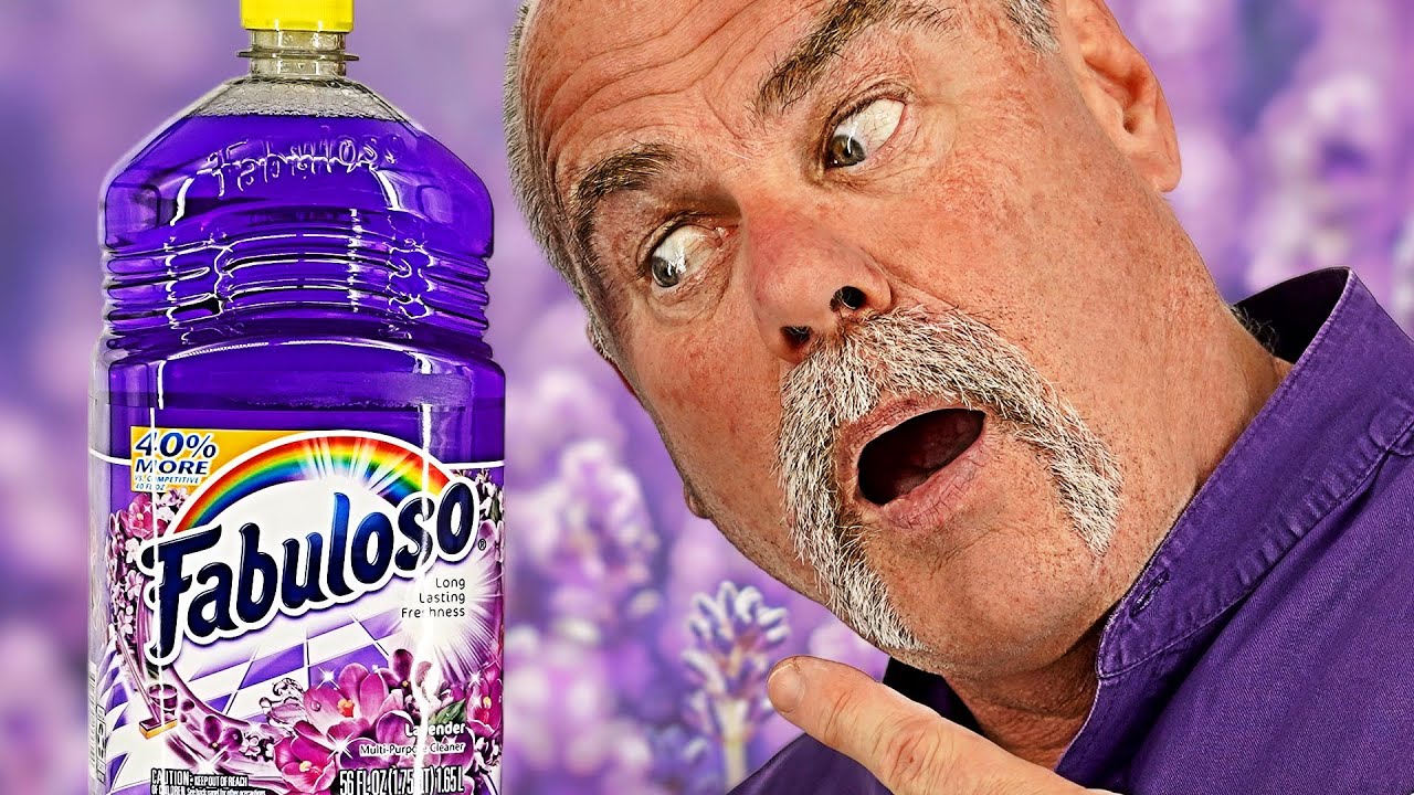 Сантехник прочищает бачок унитаза с помощью FABULOSO!
