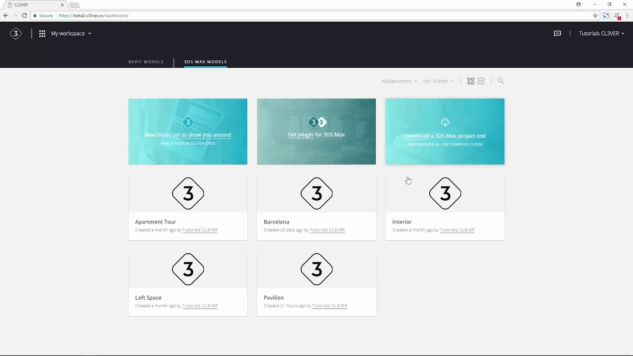 CL3VER Presenter: Workspace Overview