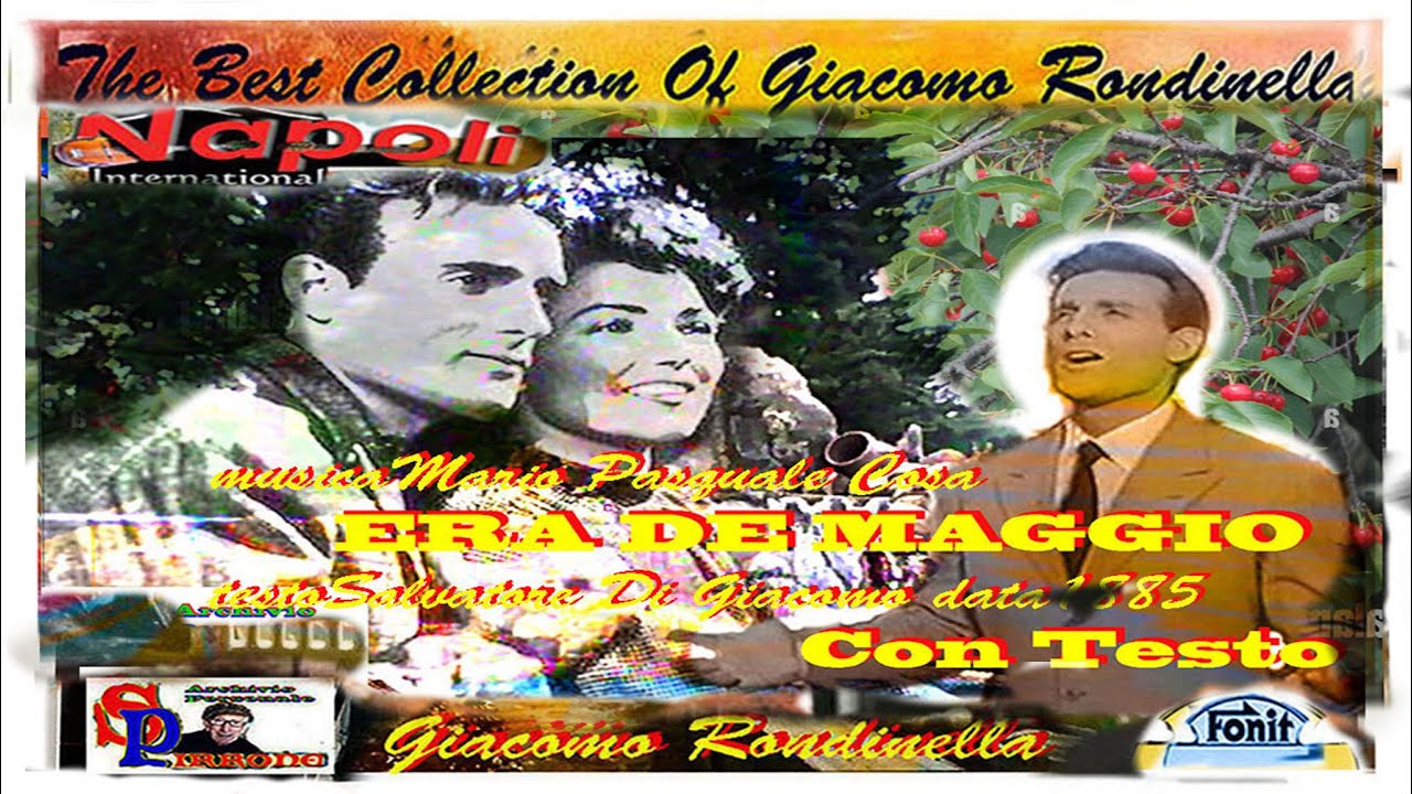 Giacomo Rondinella - ERA DE MAGGIO Con Testo 1955