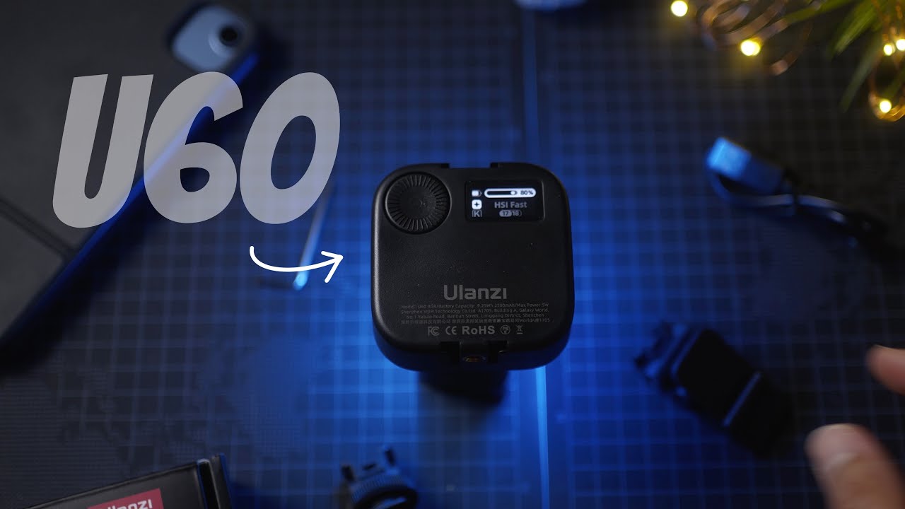 Карманный магнитный RGB-светильник Ulanzi U60 | Честный обзор