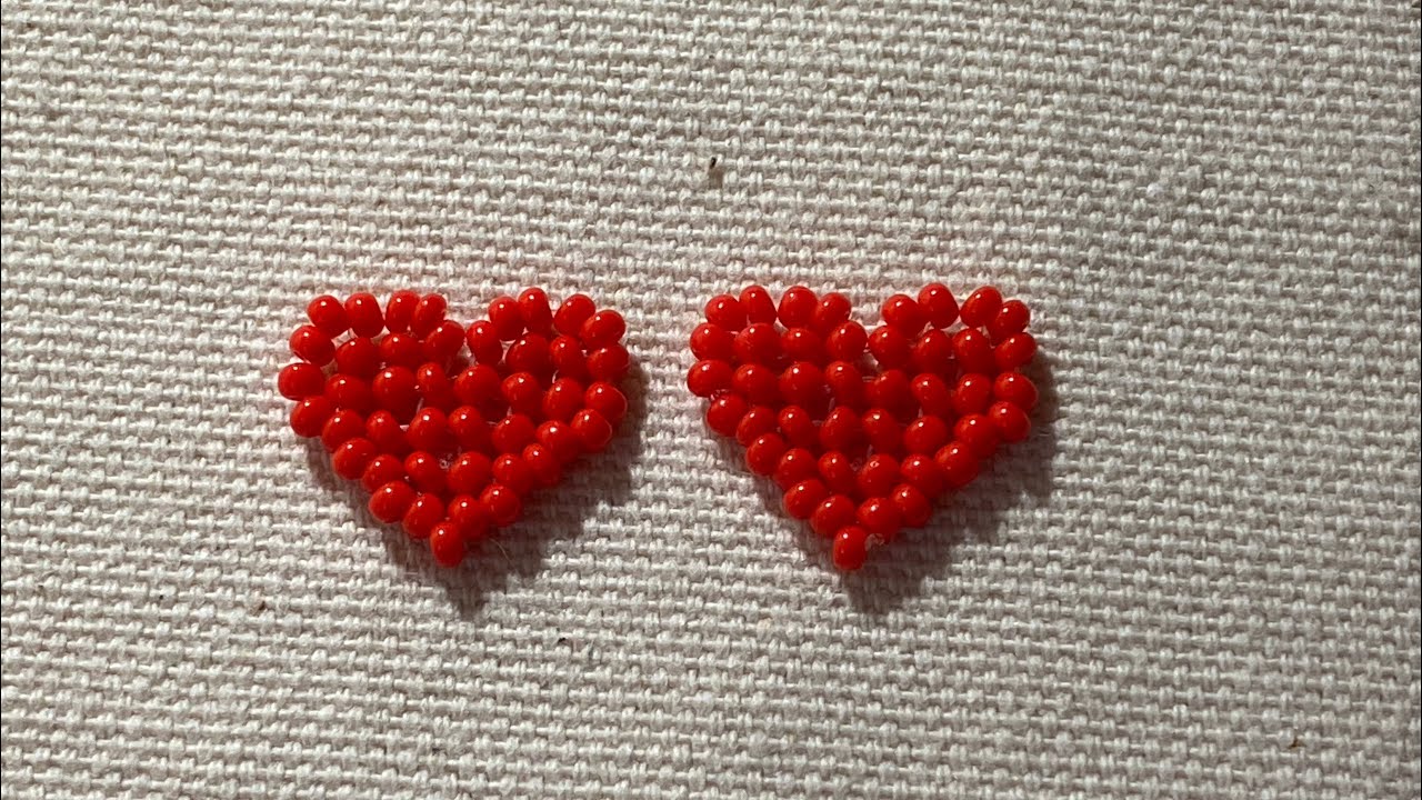 Cómo hacer corazón en mostacilla.