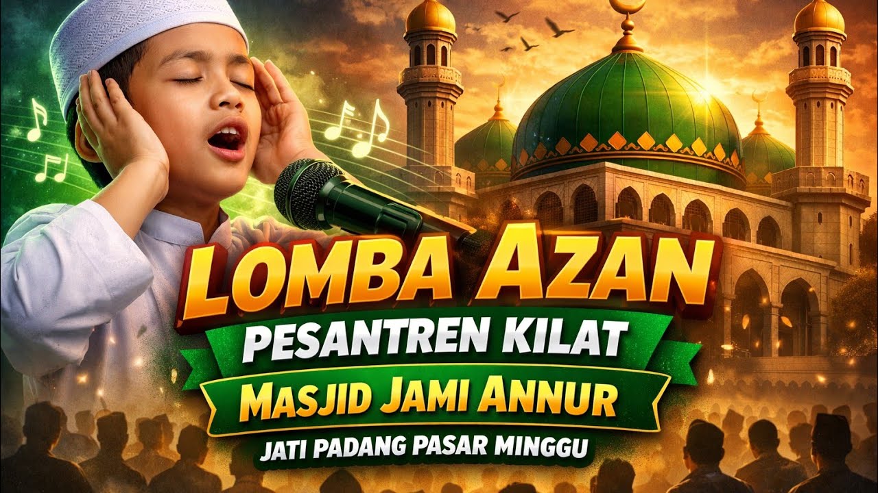 Lomba Azan Pesantren Kilat Masjid Jami Annur Jati Padang Pasar Minggu Jakarta Selatan #ramadan 