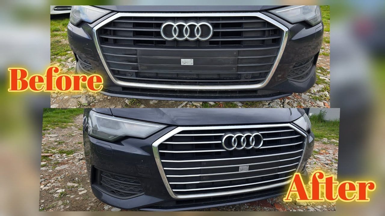 Оклейка решітки Audi a6 