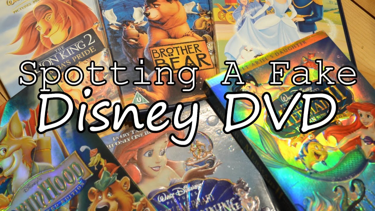 Disney DVDs : How To Spot A Fake/Copy?