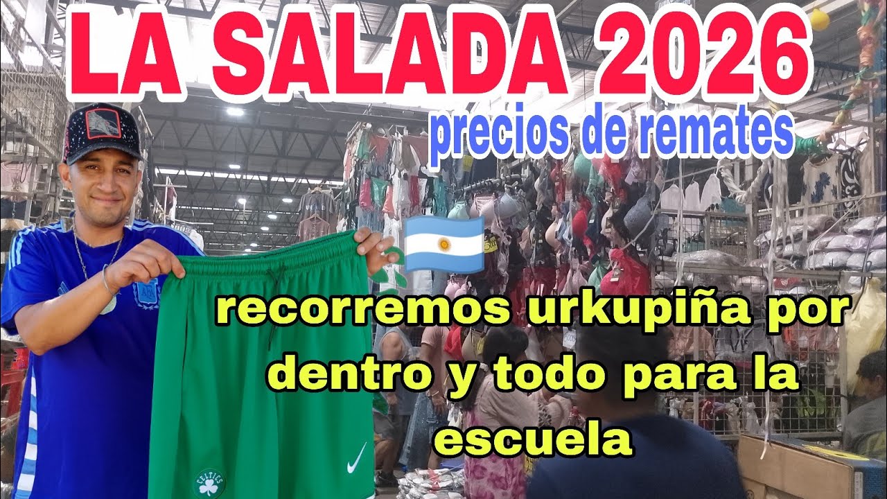 LA SALADA 2026🇦🇷precios de remates🎒(urkupiña por dentro y todo para la escuela 🎒)