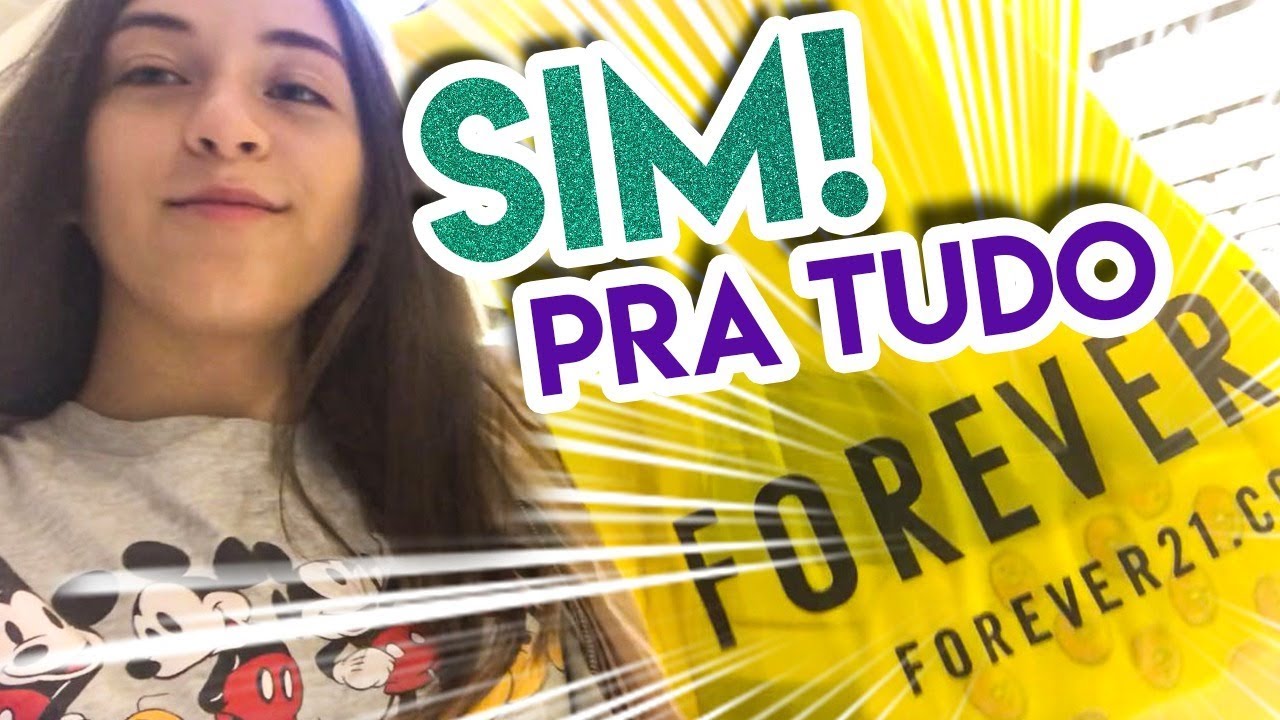 MINHA M&Atilde;E DISSE SIM PARA TUDO NO SHOPPING - Mom said YES to everything to I want