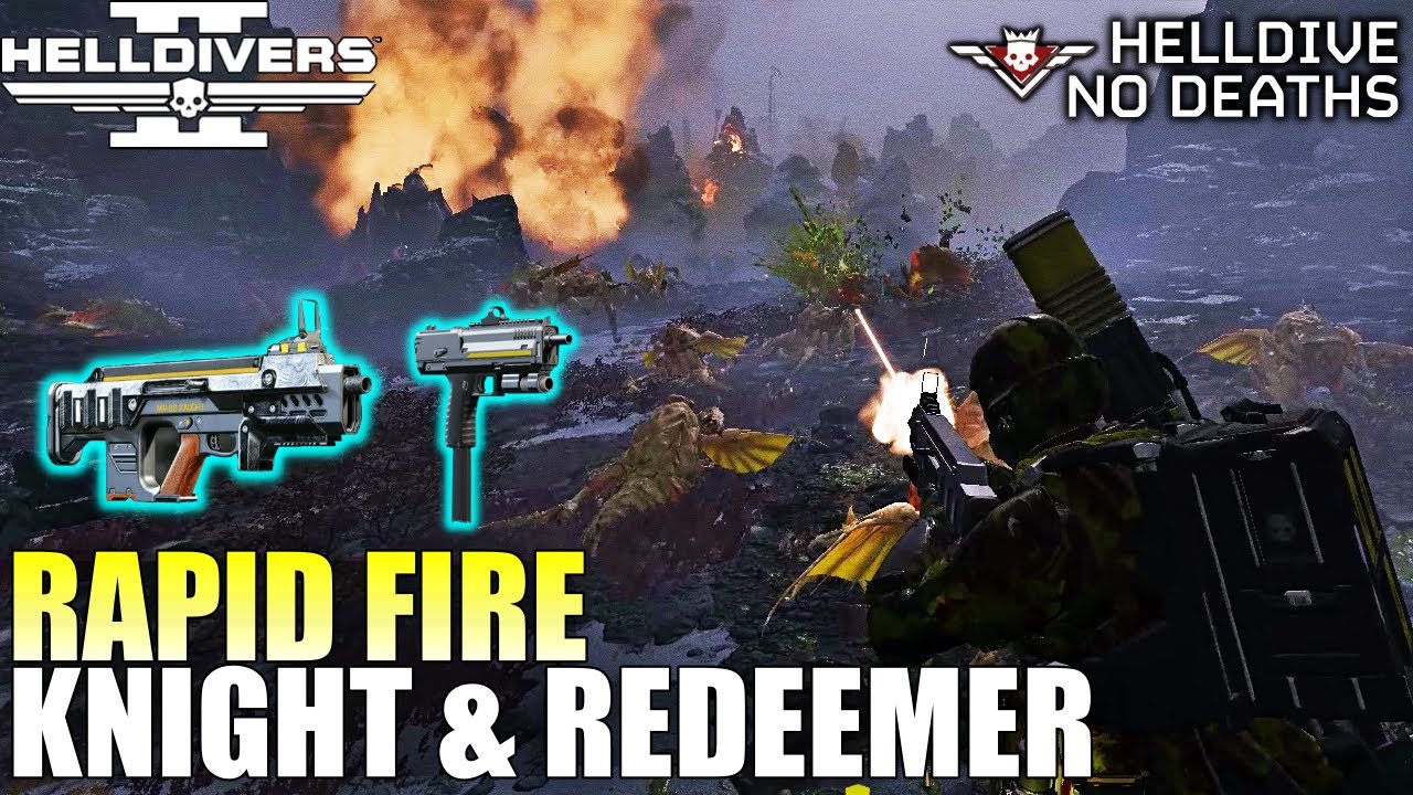 Helldivers 2 - Knight & Redeemer Gameplay (No commentary, Max difficulty, No deaths)