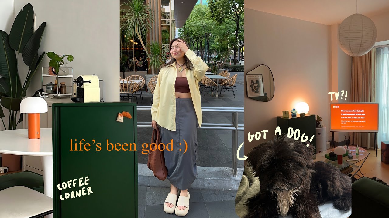 Living in MNL • i’m a fur mom now, bought my dream tv, got some new stuff, coffee corner ++