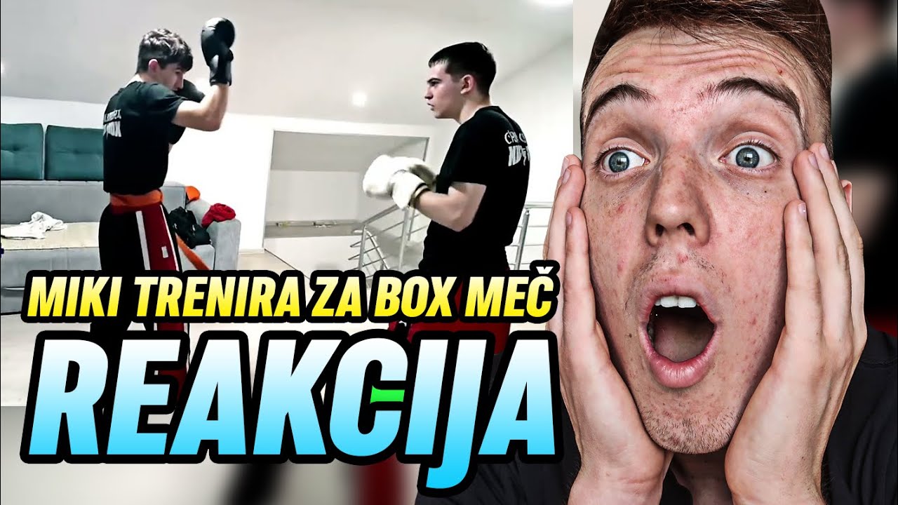 MIKI MADIĆ TRENIRA ZA BOX MEČ - CHODA REAKCIJA