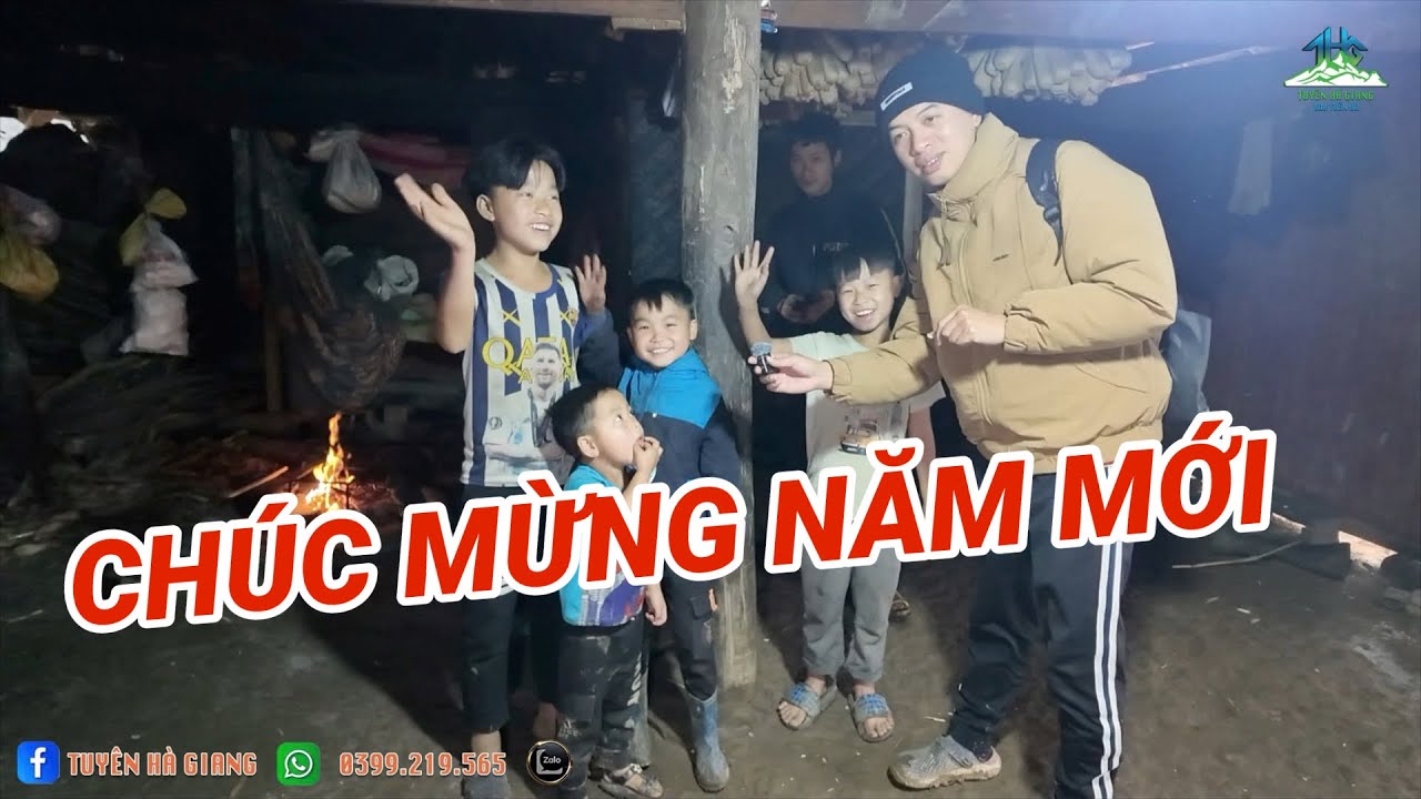 CHÚC MỪNG NĂM MỚI ! MÓN QUÀ BẤT NGỜ QUẦN ÁO MỚI ĐÓN TẾT CHO 4 ANH EM NHÀ CHÁU SÍNH - Tuyên Hà Giang