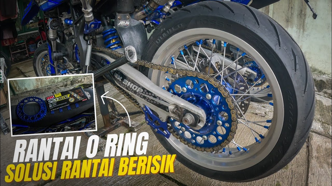 SOLUSI PENGGUNA SUPERMOTO BUAT RANTAI 520 YANG BERISIK DAN CEPAT KENDOR | SUPERMOTO