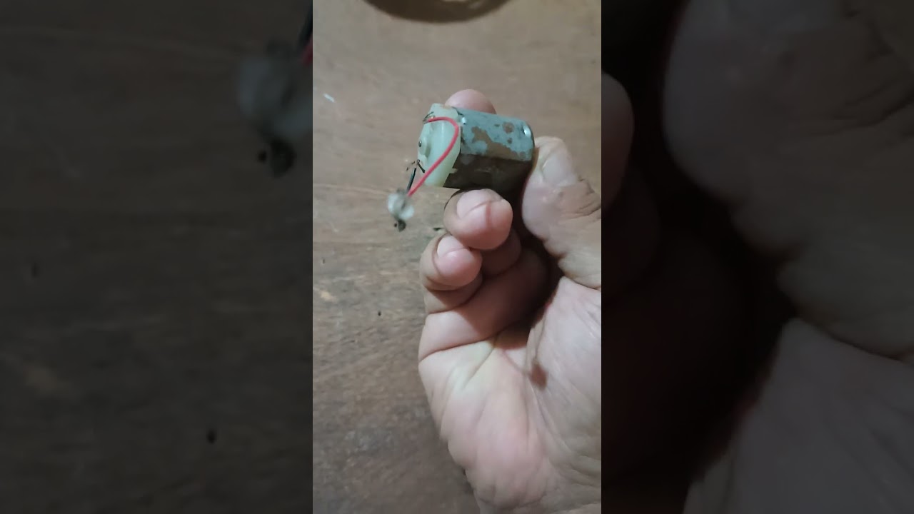 Encendiendo leds con un pequeño motor
