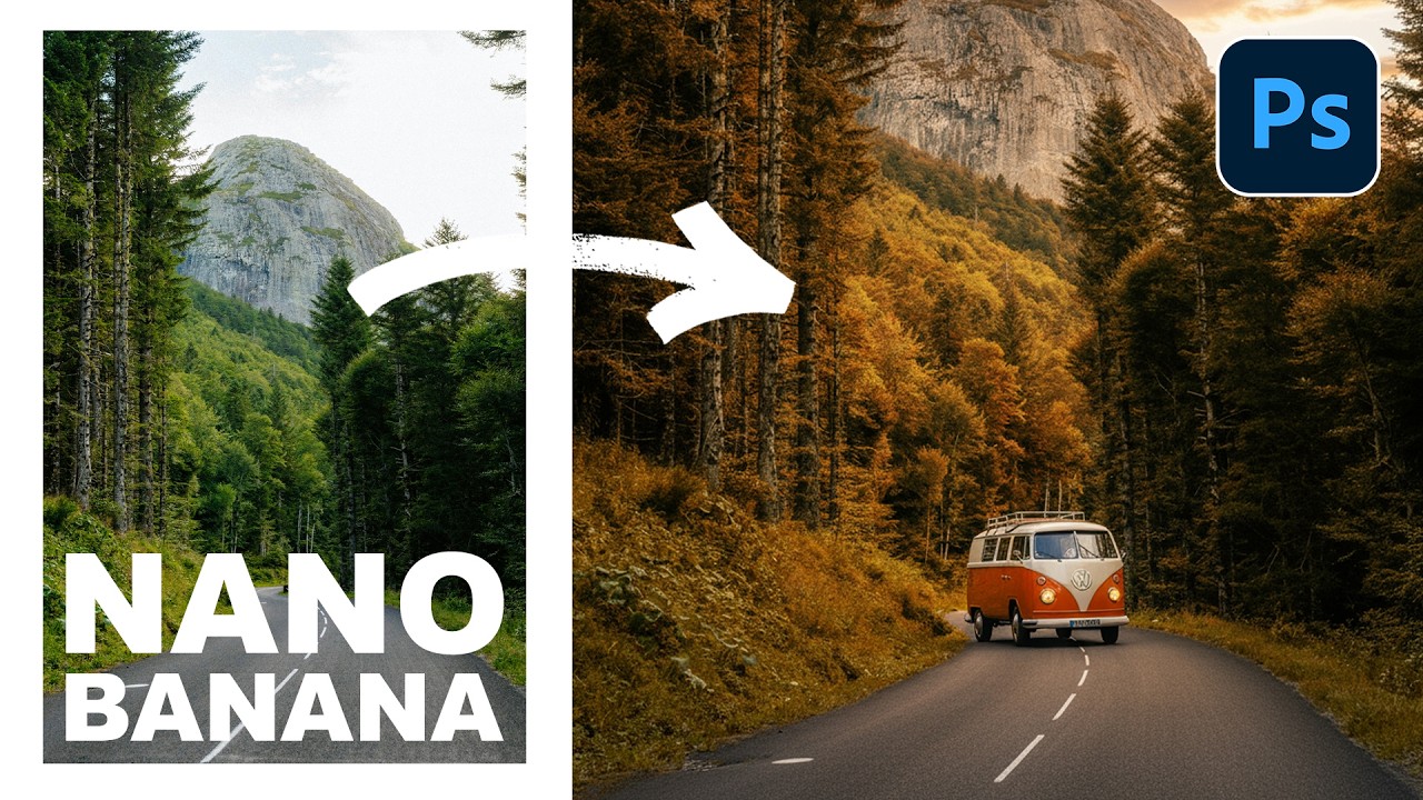 Gemini 2.5 Nano Banana: ИИ, который выполняет сложные операции в Photoshop за один клик