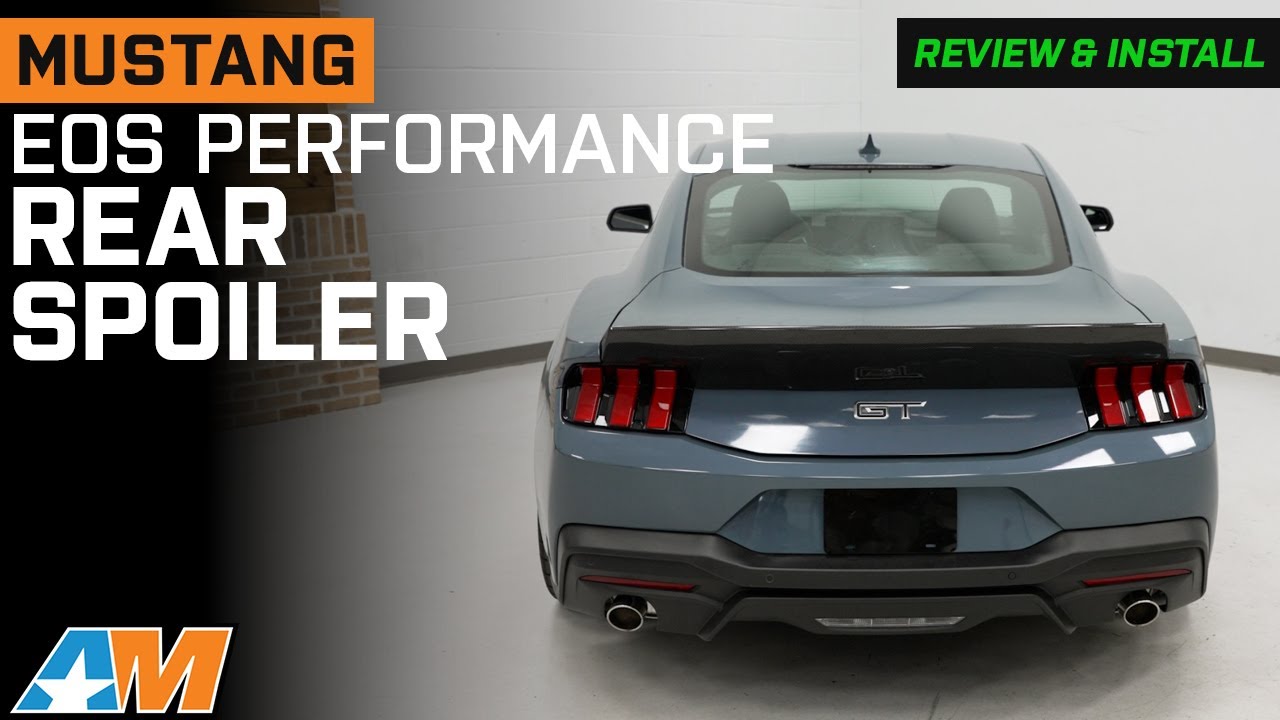 2024-2025 Mustang EOS Performance Ducktail Integrated Rear Spoiler Review & Install