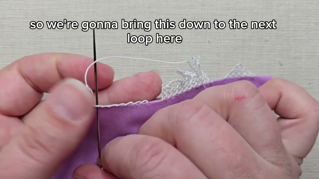 Closed Loops in Mediterranean Knotted Lace