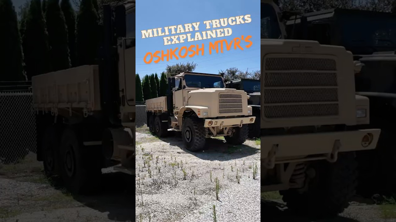 Military Trucks Explained: OshKosh MTVR&rsquo;s! Today we take you on a tour of our MK23A1 OshKosh!
