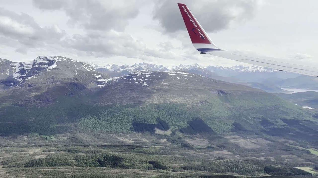 Landing at Molde Airport - May 29, 2025