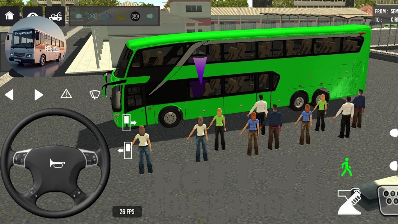 🏆🏆PART-37 // Bus Simulator Bus Games ll :Bus Simulator Indonesia #bus #gaming 