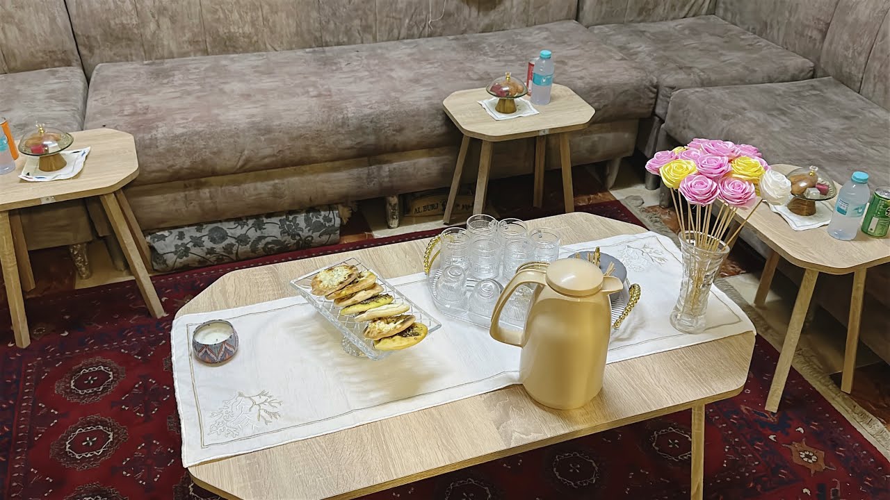 اول مره استقبل ضيوفي في بيت امي🥰عيشو معايا يوم جميل🌱