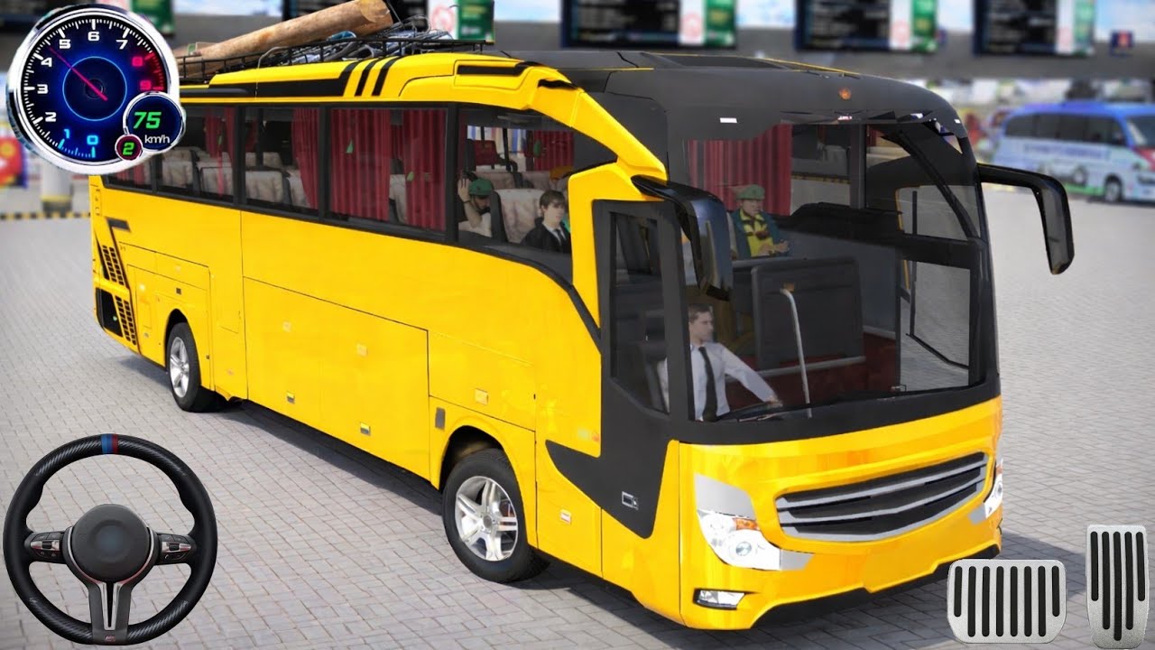 Indian Public Bus Driving Simulator 3D 🚍 | City Bus Driver Real Indian Roads Gameplay 2025