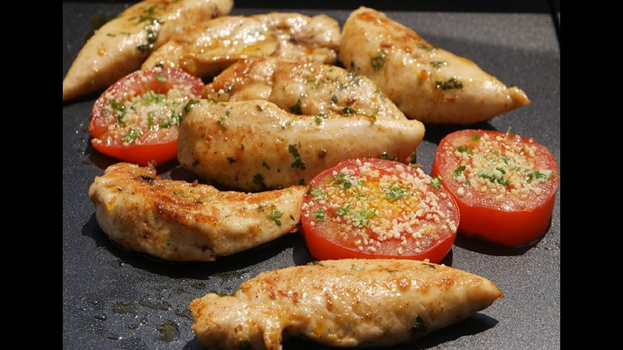 Aiguillette de poulet mariné(recette facile et rapide)