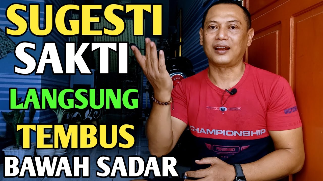 🔴 Cara Menanamkan SUGESTI SAKTI Yang LANGSUNG Menembus Pikiran Alam Bawah Sadar ‼️