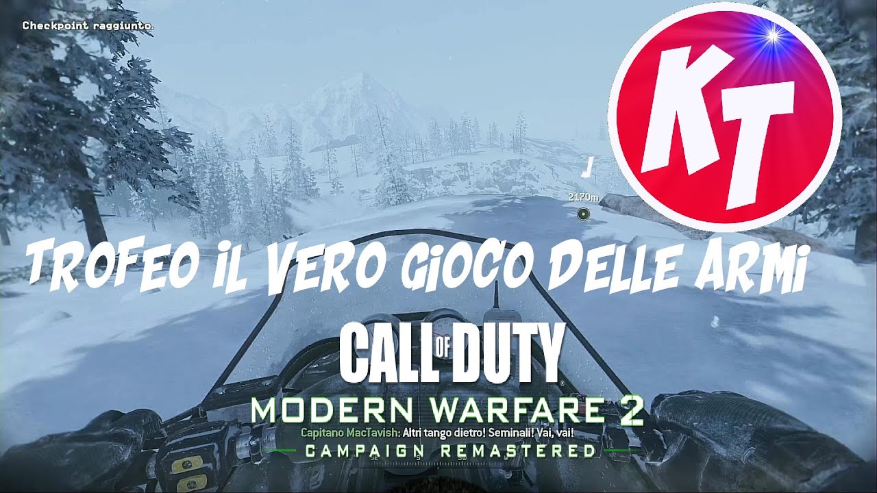 Call of Duty: Modern Warfare 2 Remastered - Trofeo Il vero gioco delle armi - PS4.