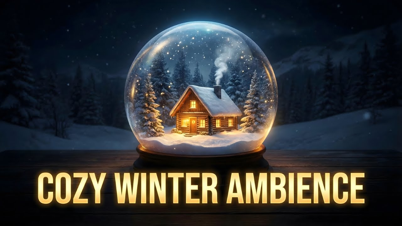  Cozy Winter Ambience ❄️ Escape the Cold & Relax (Stress Relief)