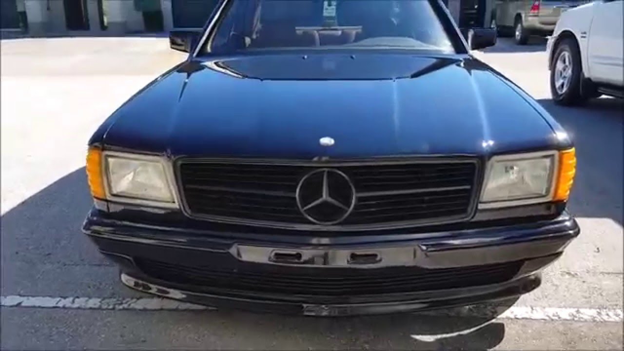 1987 Mercedes 560 SEC S Coupe Drive and Review