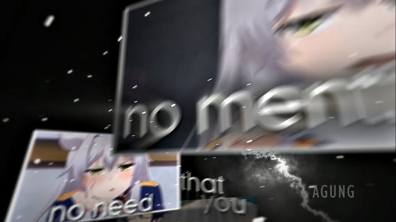 AMV Typography Intentions - After Effect