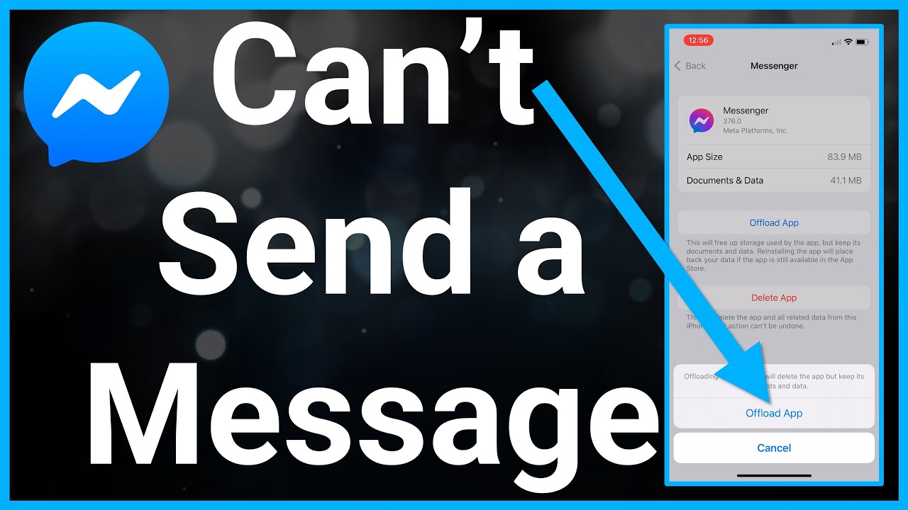 Почему я не могу отправлять сообщения в Messenger?