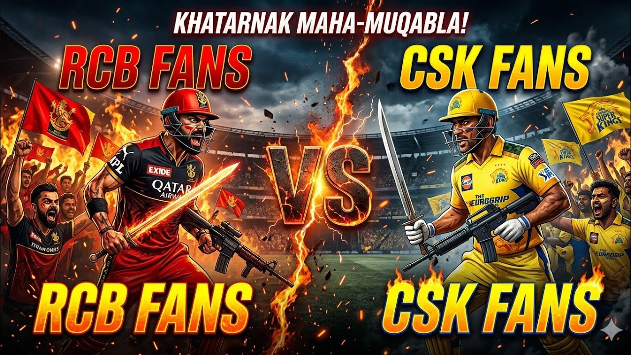 PART 2 RCB FANS VS CSK FANS  🔥😱 ||
