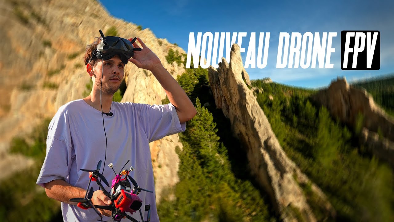 Nouveau drone FPV face à la Sainte Victoire ! (1er vol = 1er crash)
