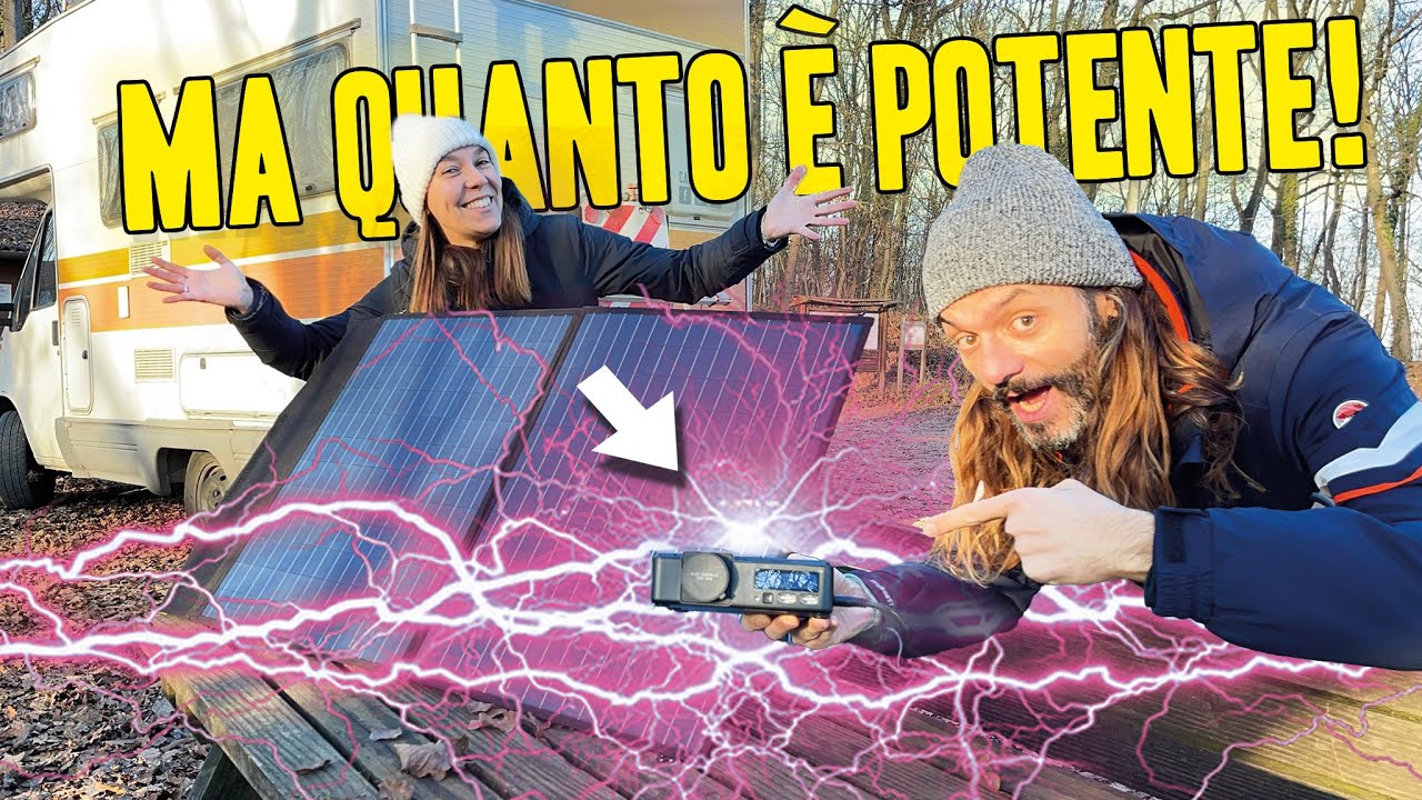 ENERGIA PORTATILE 220v IN CAMPER: AllPowers S200 + pannelli solari 100W