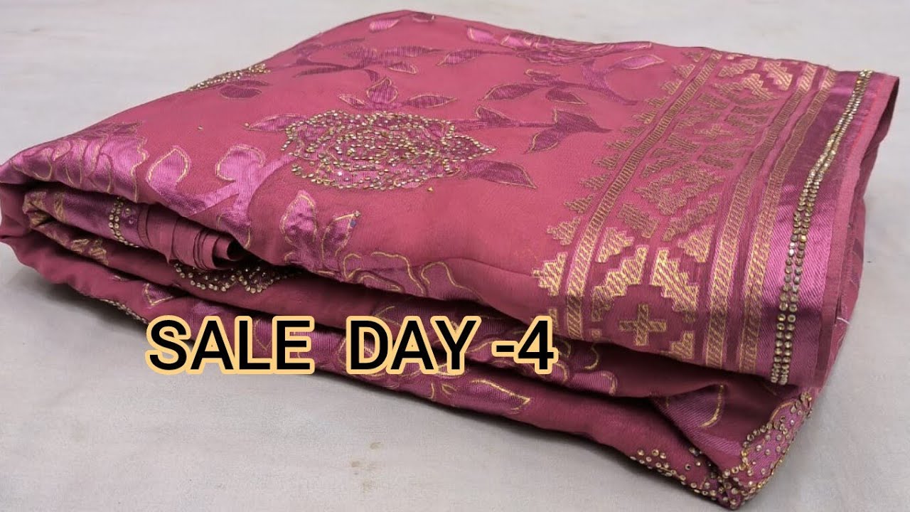 🔥शादी और पार्टी वीयर साडी SUPER SALE मे 🔥#साड़ी #newfancysaree #sari 
