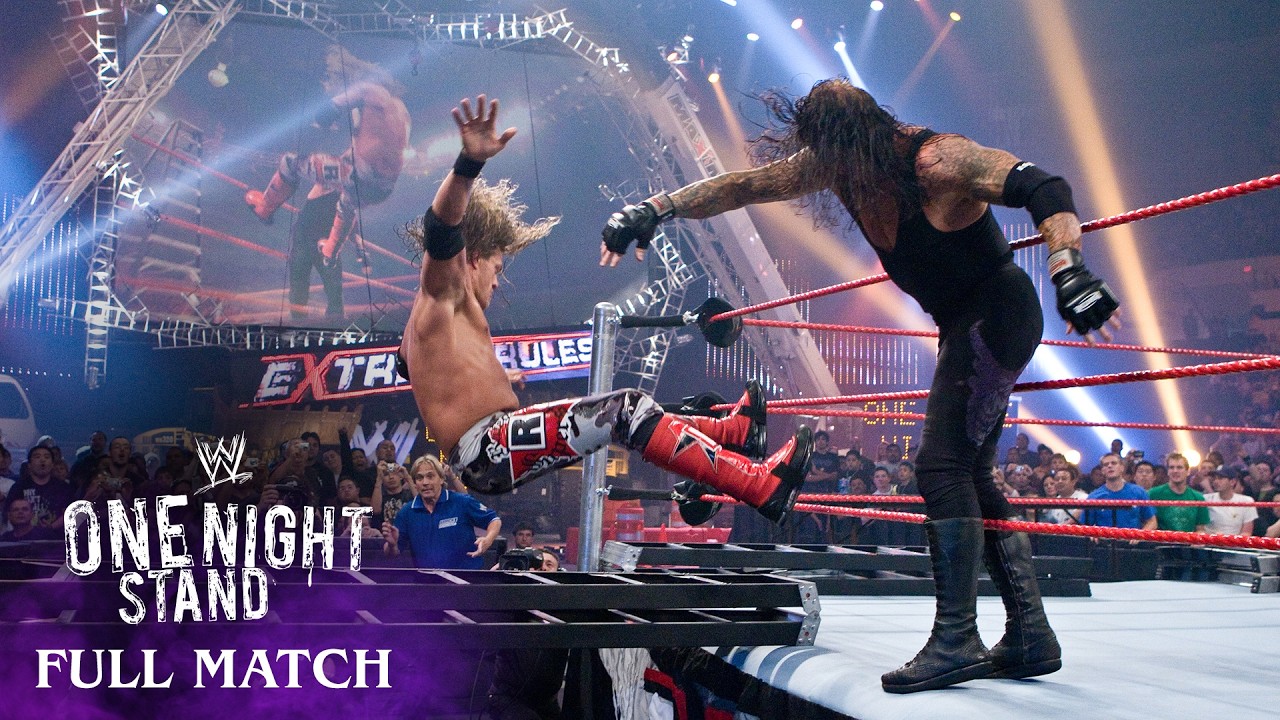 FULL MATCH: Undertaker vs. Edge | World Heavyweight Title TLC Match: WWE One Night Stand 2008