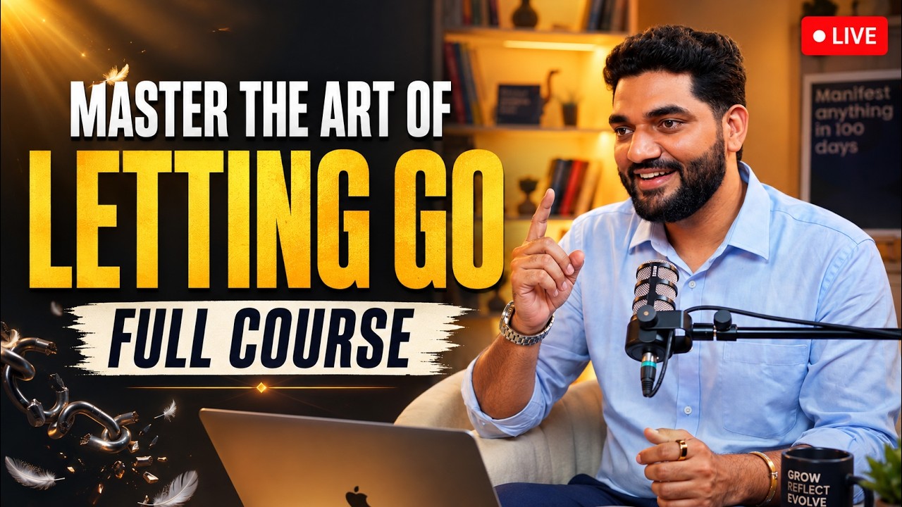 The Art of Letting Go & Detachment | How to Detach, Heal & Move On | Full Course @AmiettKumar