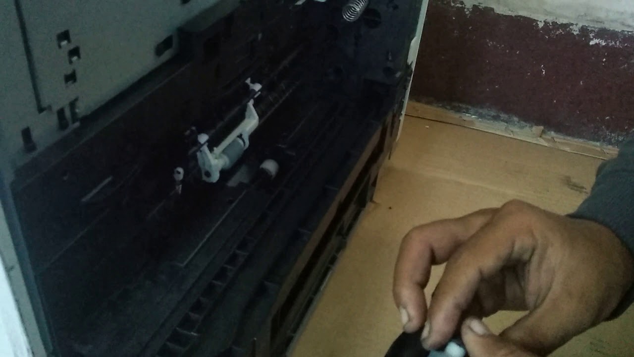 Tutorial cara bongkar karet pick up roll kaset mesin fotocopy canon  type IR 1024 if