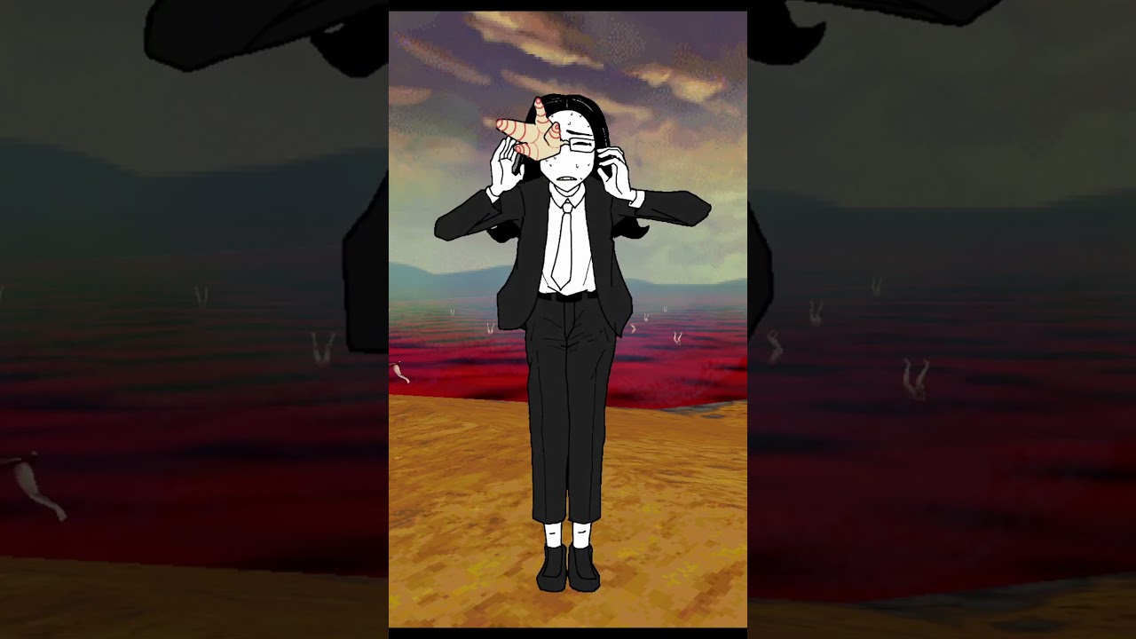 The girl with the coral glasses intro ENA: Dream BBQ #gaming #gametube #indiegame #videogaming