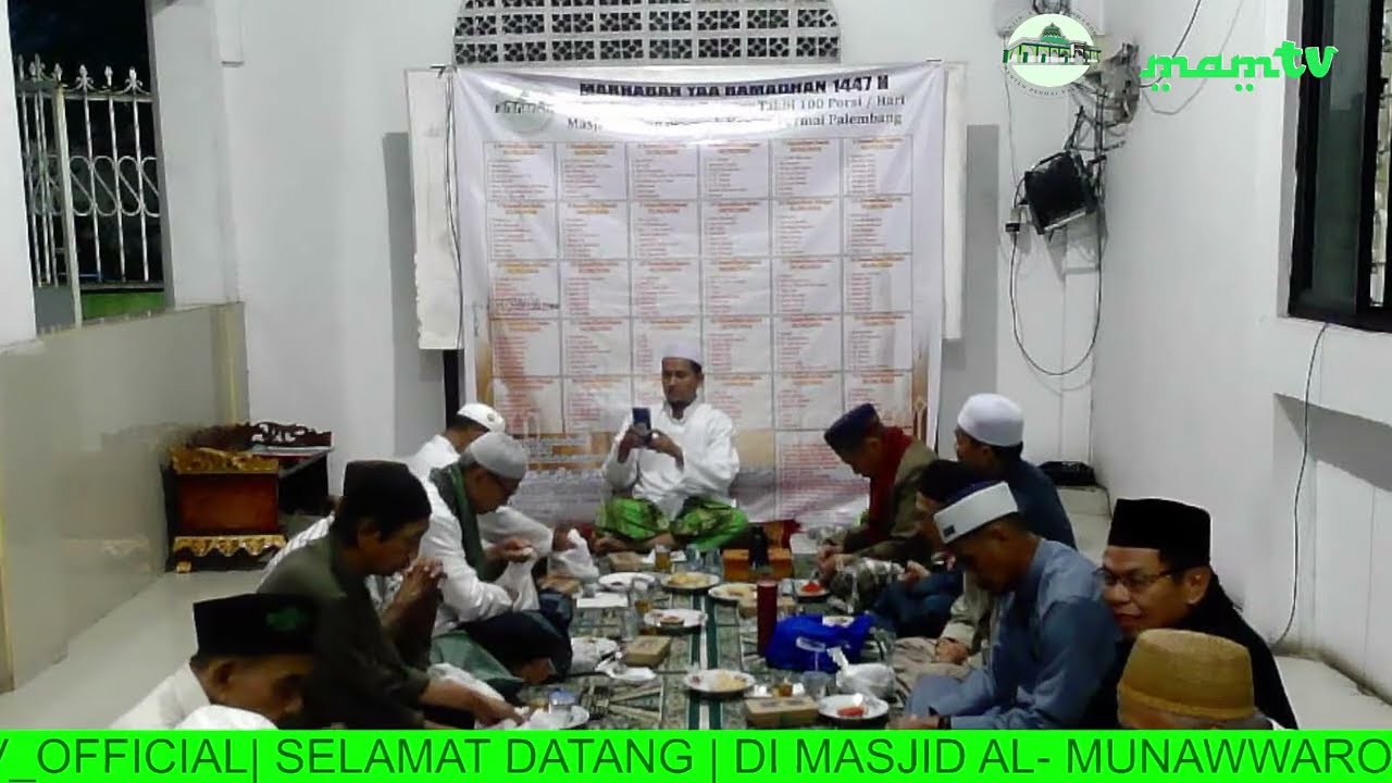 🔴LIVE | KULTUM DAN SHOLAT MAGHRIB BERJAMA'AH | MASJID AL-MUNAWWAROH KENTEN PERMAI PALEMBANG