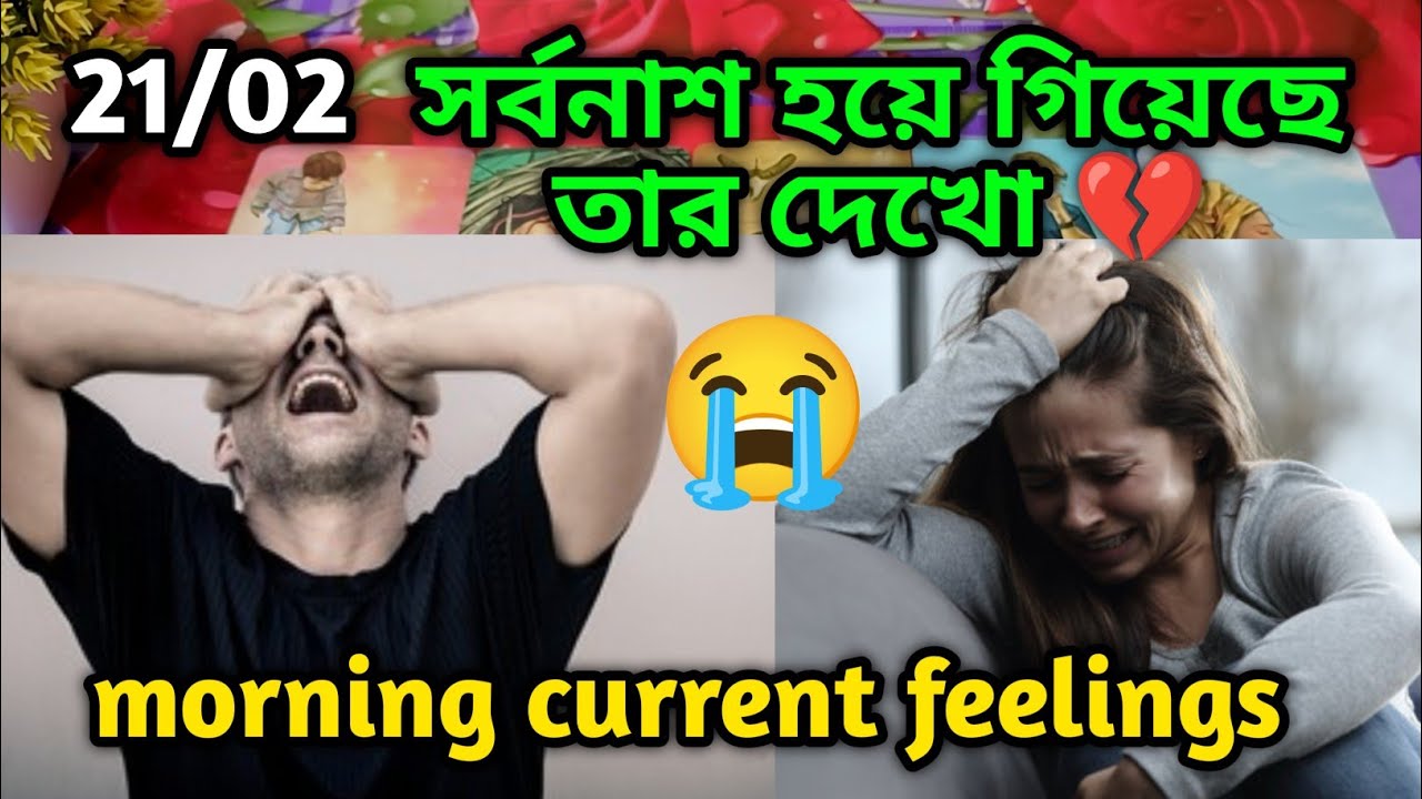 সর্বনাশ হয়ে গিয়েছে তার দেখো 💔Morning Thought feelings tarot Current feelings soul family 