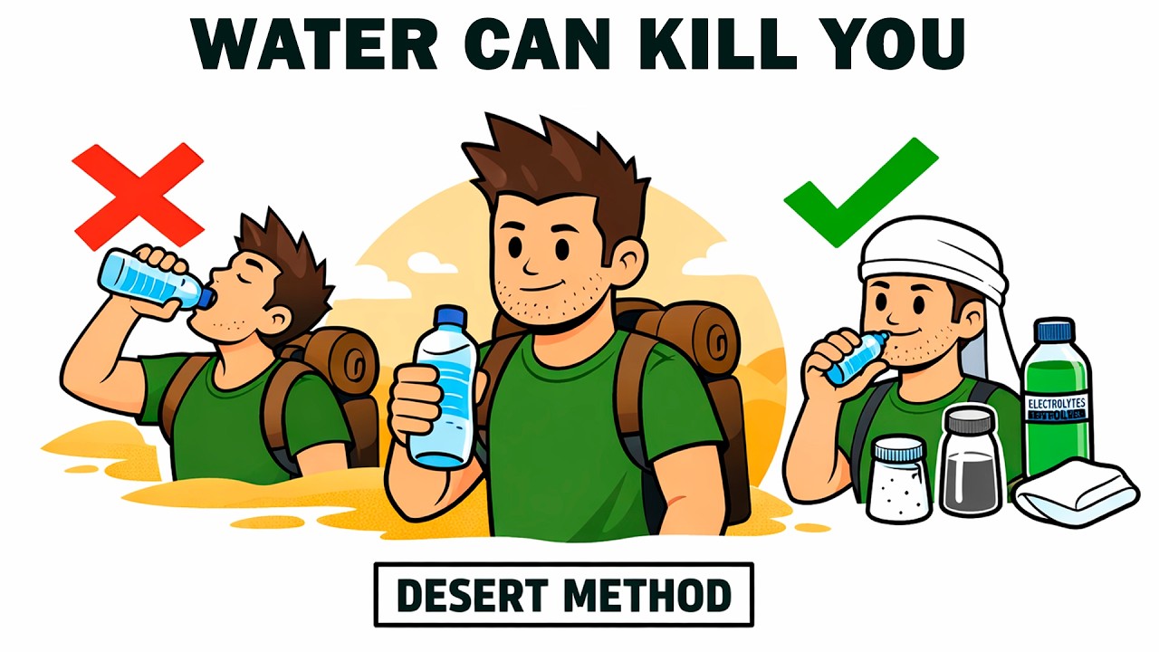 Stop Drinking Water — Do This When Dehydrated (Desert Method)