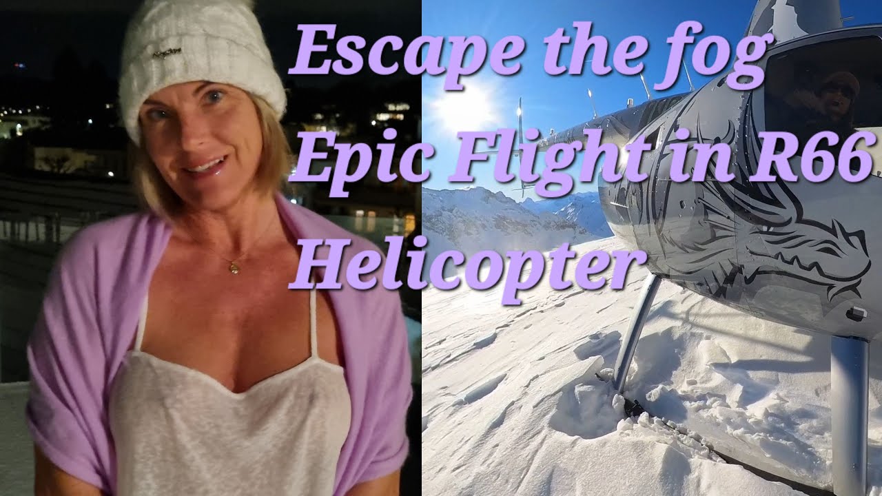 Вертолёт Robinson R66 Turbine: спасение от тумана. Эпический полёт.