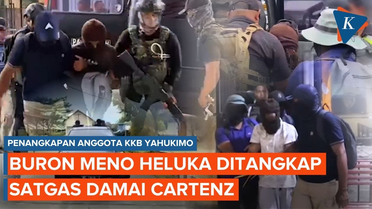 Buron KKB Meno Heluka Ditangkap Satgas Damai Cartenz di Dekai Papua Pegunungan