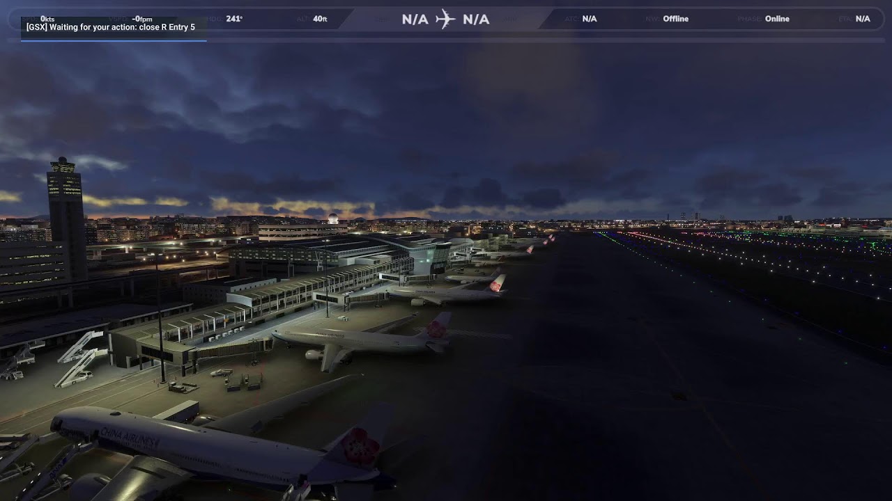 [MSFS2024]CAL709 | RCTP-RJFF (Taipei-Fukuoka) VCAL 中華虛航春節團飛-福岡