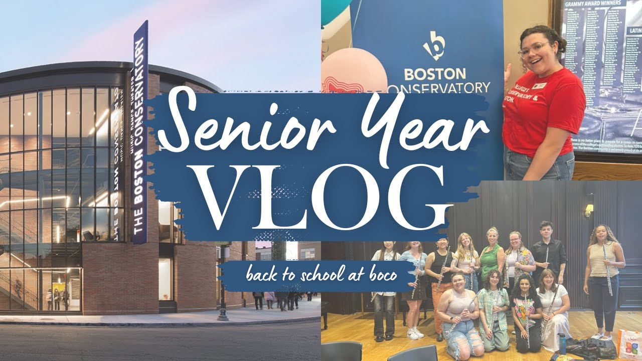 BOCO BACK TO SCHOOL VLOG I Senior Year at the Boston Conservatory at Berklee!