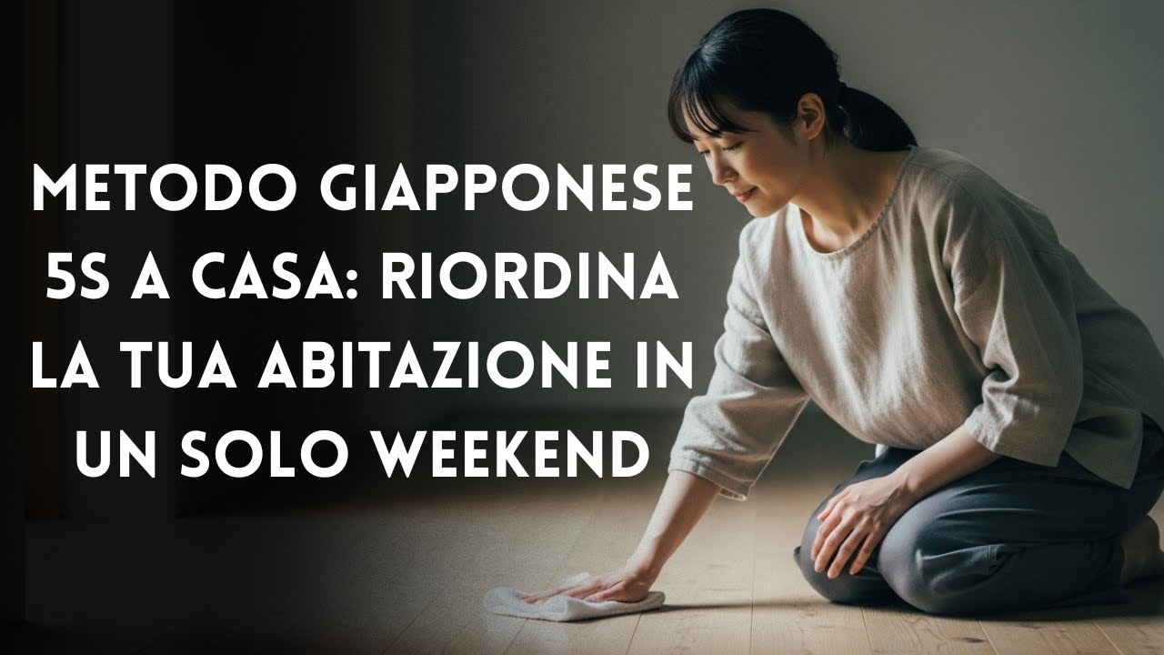 Metodo giapponese 5S a casa: riordina la tua abitazione in un solo weekend